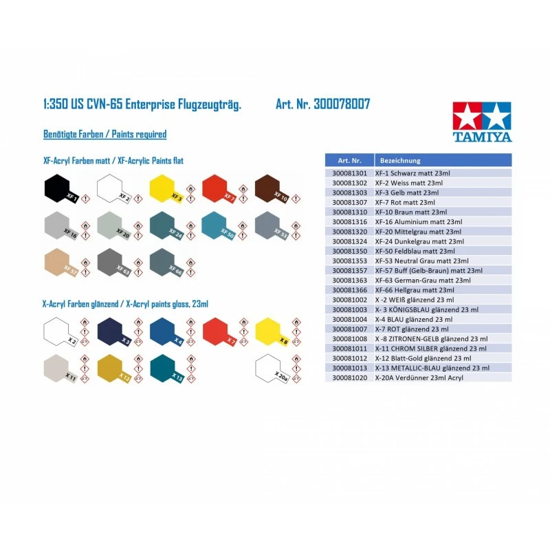 Tamiya Maqueta USS Enterprise 7 Tamiya Maqueta USS Enterprise - Imagen 5