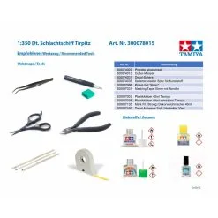 Tamiya Maqueta WWII German Battleship Tirpitz -Maquetas de aviones 1/72 Ventas tamiya ta78015 wwii german battleship tirpitz 4