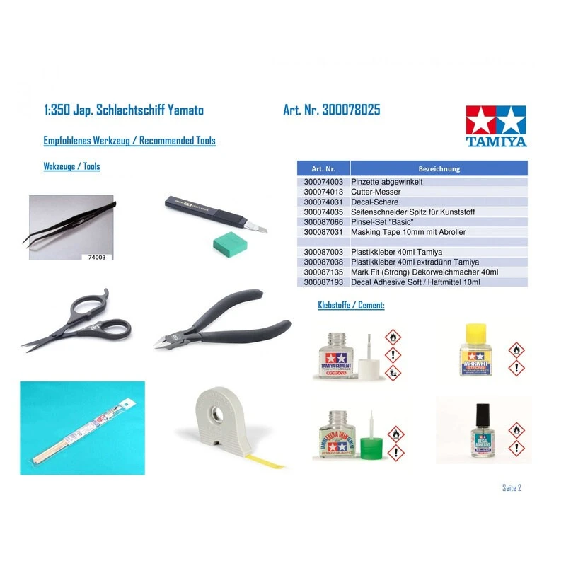 Tamiya Yamato All New Tooling. -Mast Components Are Made From ABS Plastic For Greater Durability. -Photo-etched Parts For Ladders, Rada 13 Tamiya Yamato All New Tooling. -Mast Components Are Made From ABS Plastic For Greater Durability. -Photo-etched Parts For Ladders, Rada - Imagen 11