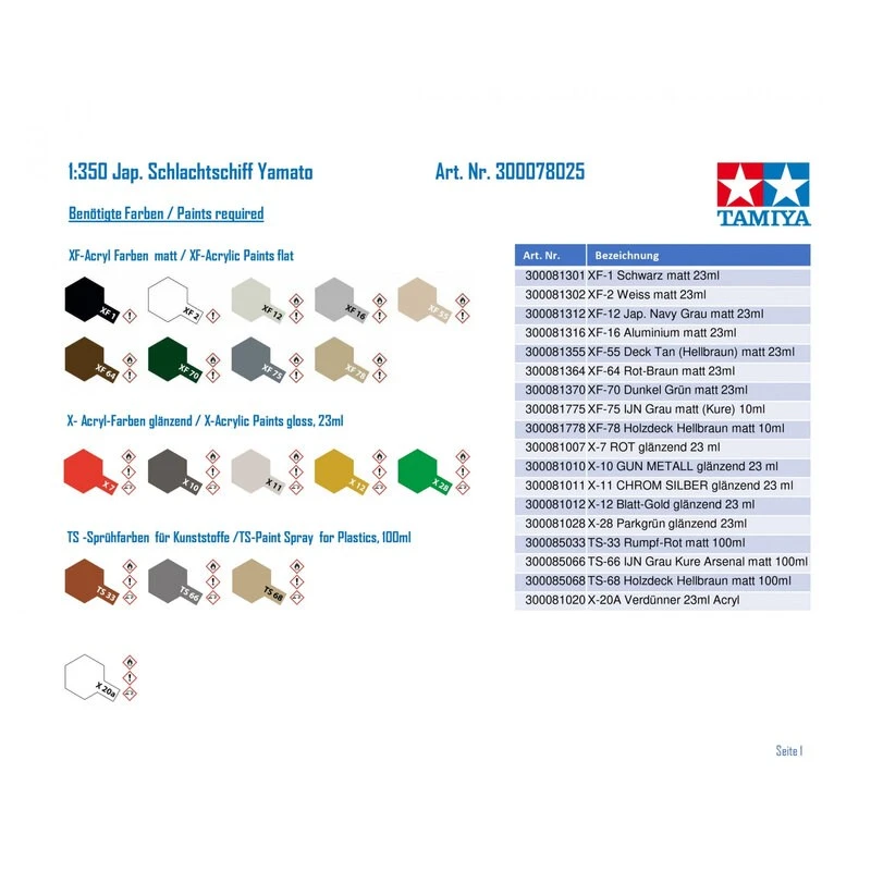 Tamiya Yamato All New Tooling. -Mast Components Are Made From ABS Plastic For Greater Durability. -Photo-etched Parts For Ladders, Rada 12 Tamiya Yamato All New Tooling. -Mast Components Are Made From ABS Plastic For Greater Durability. -Photo-etched Parts For Ladders, Rada - Imagen 10