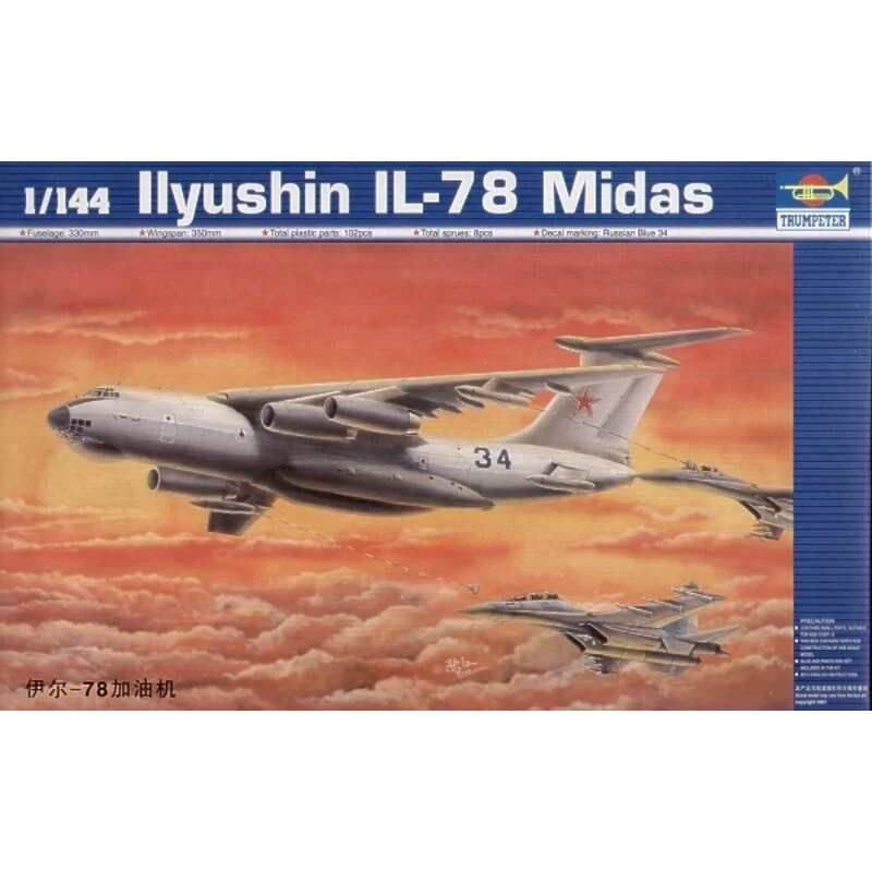 Trumpeter Maqueta Ilyushin IL-78 Midas 3 Trumpeter Maqueta Ilyushin IL-78 Midas
