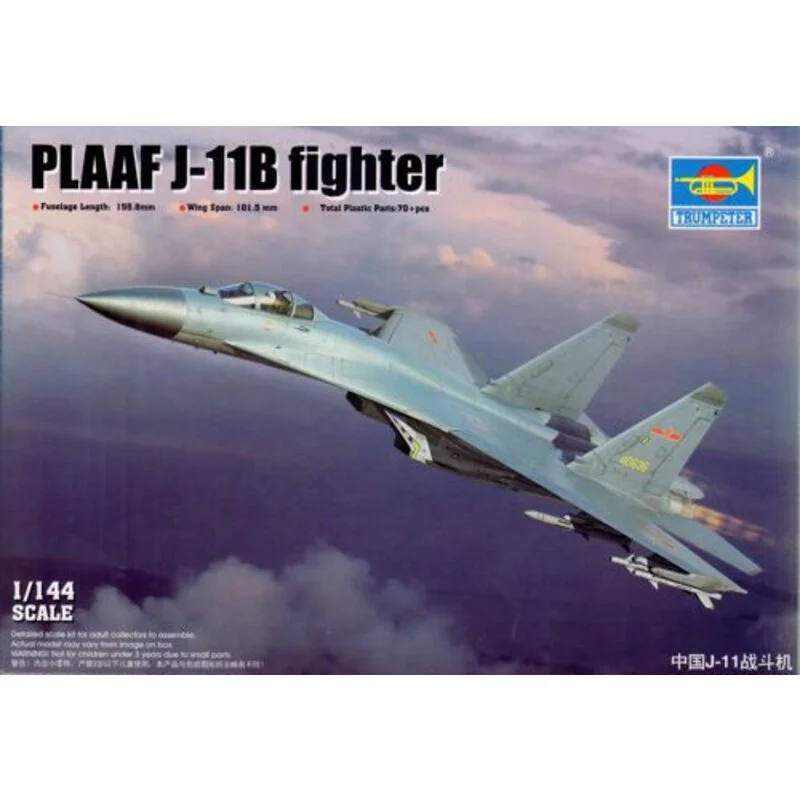 Trumpeter Maqueta PLAAF J-11B De Combate 3 Trumpeter Maqueta PLAAF J-11B De Combate