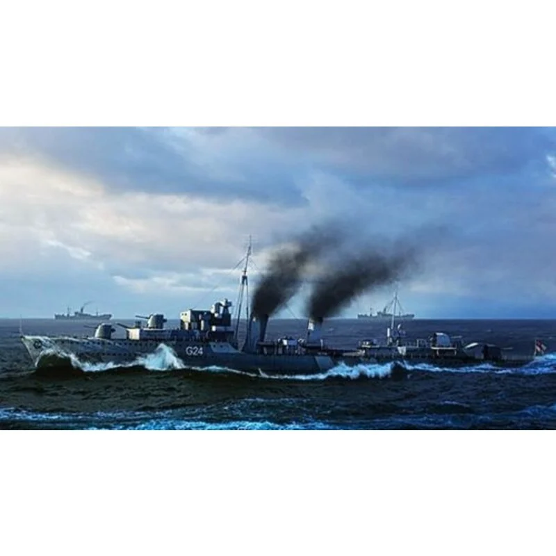 Trumpeter Maqueta Destructor Clase Tribal HMCS HuronG24 1944 3 Trumpeter Maqueta Destructor Clase Tribal HMCS HuronG24 1944