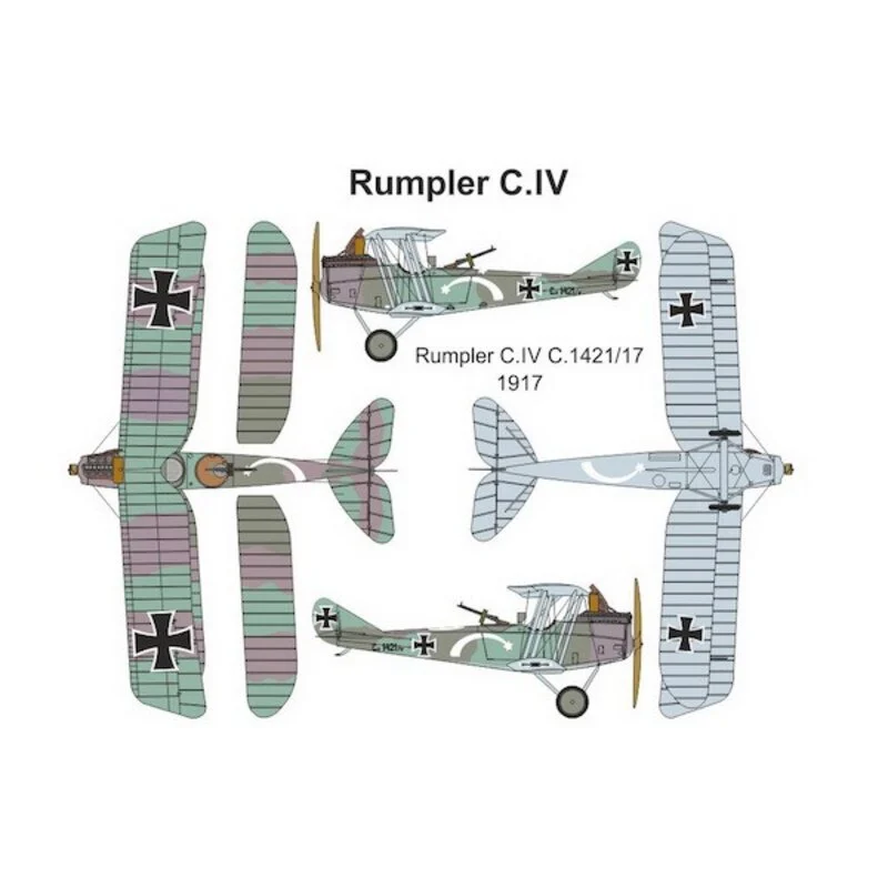 Valom Maqueta Rumpler C.IV (Dual Combo Con 2 Kits) 4 Valom Maqueta Rumpler C.IV (Dual Combo Con 2 Kits) - Imagen 2