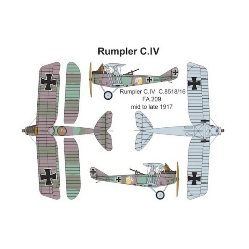 Valom Maqueta Rumpler C.IV (Dual Combo Con 2 Kits) 6 Valom Maqueta Rumpler C.IV (Dual Combo Con 2 Kits) - Imagen 4
