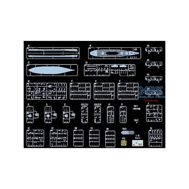 VEE HOBBY Maqueta USS Battleship South Dakota BB-57 1944 4 VEE HOBBY Maqueta USS Battleship South Dakota BB-57 1944 - Imagen 2